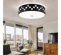 Plafonnier Luminaire Kristallleuchte Couloir Lampe en Verre Éloigné Tdc D 45cm