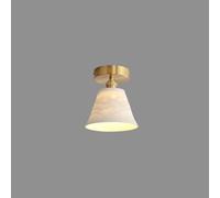 Plafonnier Luminaire Lustre Lampe Suspendue Abat-Jour En Céramique Blanche E14 1 Lumière Laiton Fmount-Japonais Maison Entrée Balcon Couloir Près De/Une Couleur/D/Une Couleur/C