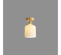 Plafonnier Luminaire Lustre Lampe Suspendue Abat-Jour En Céramique Blanche E14 1 Lumière Laiton Fmount-Japonais Maison Entrée Balcon Couloir Près De/Une Couleur/D/Une Couleur/Un