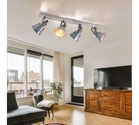 Plafonnier Luminaire Sportif Bois Lampe de Chambre à Coucher Mobile L 82 CM