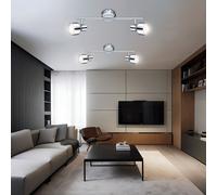 Plafonnier Luminaire Sportif Couloir 2-Flammig LED Spot Réglable 2er Set