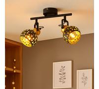 Plafonnier Luminaire Sportif Luminaire de Cuisine Oriental Or Mobile L 25 CM