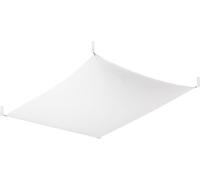 Plafonnier LUNA 1 blanc 2xG13 8,5W tissu 15x80x105cm Sollux Lighting