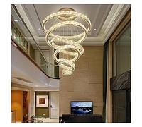 Plafonnier, Lustre de Luxe Moderne en Cristal, éclairage d'escalier, Grande Lampe Suspendue à LED, luminaires de décoration pour la Maison, luminaires de Plafond, Salon