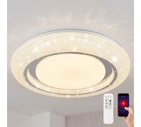 Plafonnier Lustre Lampe De Plafond Smart LED App CCT Variateur Effet Étoilé