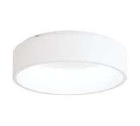 Plafonnier M1 LED 25,5W en acier et matière synthétique blanc D450mm
