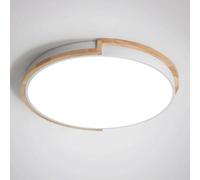 Plafonnier Macaron Coloré, Lampe à Encastrer à Intensité Variable pour Cuisine, Chambre, Salon, Couloir - Luminaire d'Intérieur Élégant (Blanc 50 cm)