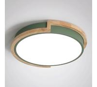 Plafonnier Macaron coloré, Lampe encastrée à intensité Variable pour Cuisine, Chambre, Salon, Couloir - Luminaire d'intérieur élégant (Vert 15,7 Pouces)