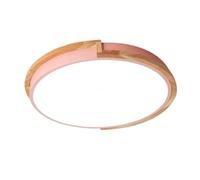 Plafonnier Macaron coloré, Lampe encastrée à intensité Variable pour Cuisine, Chambre, Salon, Couloir - Luminaire d'intérieur élégant (Rose 30 cm)