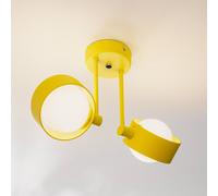 Plafonnier Mado Argon, dimmable, orange / jaune, Salon / Salle à manger, Métal, Moderne, Plafonnier