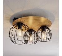 Plafonnier Malin SIGMA, dimmable, bois clair, Salon / Salle à manger, Bois, Moderne, Plafonnier