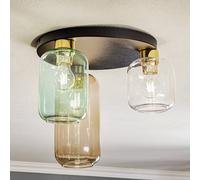 Plafonnier Marco Green TK Lighting, dimmable, transparent, Salon / Salle à manger, Verre, Moderne, Plafonnier