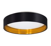 Plafonnier MASERLO 2 LED 20W en matière synthétique blanc D380mm