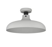 Plafonnier MATLOCK E27 1X40W en acier gris et noir D380mm
