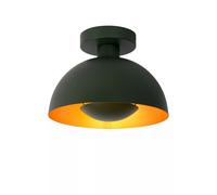 Plafonnier Métal Cuisine Vert Ø25 Cm E27 Industriel Lampe De Plafond Ronde