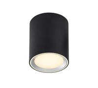Plafonnier Métal et plastique Noir LED integrée 2700K FALLON LONG - Nordlux 47550103