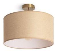 Plafonnier Métal et Tissu Quitón Beige Beige G