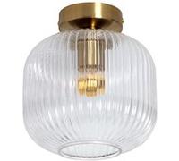 Plafonnier Métal et Verre Ánfora Transparent Transparent G