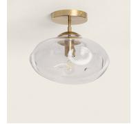 Plafonnier Métal et Verre Halych Transparent