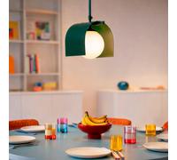 Plafonnier Métal Et Verre Heswall Vert