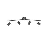 Plafonnier Métal GU10 3000 K LED 83,4 CM Long Anthracite Plafonnier Intérieur