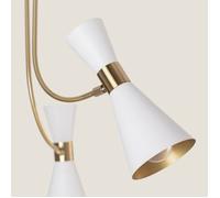 LEDKIA LIGHTING Plafonnier Métal Jigger 3 Spots Blanc