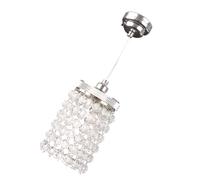 Plafonnier miniature à suspendre pour maison de poupée - Ampoules LED économes en énergie - Assemblage facile - Décoration de meubles - Maison de poupée - Éclairage en cristal