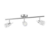Plafonnier MIRAS à trois flammes avec 3x ampoules LED GU10 (blanc 15,9W chacune
