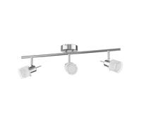 Plafonnier MIRAS à trois flammes avec ampoules LED GU10 630lm chacune, blanc