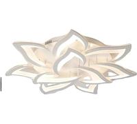 Plafonnier moderne à LED, CCT réglable, luminosité variable, 10 pétales