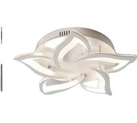 Plafonnier moderne à LED, CCT réglable, luminosité variable, 5 pétales