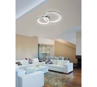 Plafonnier Moderne À LED Design Chrome TR124