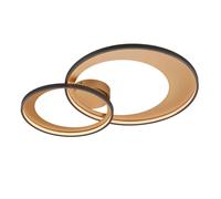 Plafonnier Moderne À LED Design Noir Or TR121