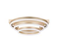 Plafonnier Moderne avec 3 Lumières LED en Alu Doré Ronds Décoratifs Superposés N [EEK: G]