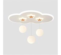 Plafonnier Moderne de Style Crème Pour Chambre D'Enfant, Éclairage D'Intérieur À Led À Spectre Complet, Protection Des Yeux, Idéal Pour Les Chambres de Garçons Et de Filles./Lumière Chaude