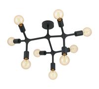 Plafonnier Moderne Design Minimal Noir 9 Lumières GL0566