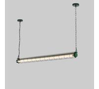 Plafonnier Moderne linéaire Style Steampunk Industriel, luminaire Suspendu pour Salle à Manger, îlot de Cuisine rétro, Suspension linéaire pour Maison, Bureau ou Commerce - Tube lo