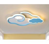 Plafonnier Moderne pour Salon, Couloir, Bleu, encastrable, Style Nuage Nordique, avec télécommande, Design Dessin animé, luminaire Suspendu pour Chambre d'enfant, crèche, Jardin d'