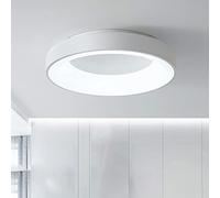 Plafonnier Moderne Style Europe du Nord, LED 3 Couleurs, idéal pour Une Chambre, Une Salle de Bain, Une Cuisine ou Un hôtel, Blanc 110 V-120 V, troisième Vitesse