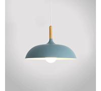Plafonnier Moderne Style Macaron Suspensions Créatives Colorées Lampe Suspendue Décorative en Bois Plafonnier À Tête Unique Tendance pour Chevet Rustique Au-Dessus De L'évier