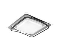 Plafonnier Moderne Tout Cuivre Et Acier Inoxydable, Luminaire Simple Et Créatif, Luminaire Luxueux, Idéal Pour Le Salon Et La Salle À Manger, Noir./Noir