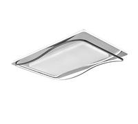 Plafonnier Moderne Tout Cuivre Et Acier Inoxydable, Luminaire Simple Et Créatif, Luminaire Luxueux, Idéal Pour Le Salon Et La Salle À Manger, Noir./Noir