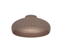 Plafonnier MOGANO E27 1X60W en acier café D400mm