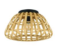 Plafonnier MONTEZUELO E27 1X40W en acier noir D450mm