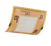 Plafonnier mural éclairage variateur de lumière lampe en verre commutable dans un ensemble comprenant des ampoules LED RVB