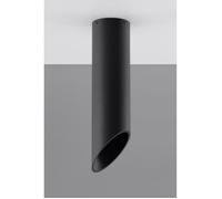 Plafonnier - NIXON 40 - Noir - Aluminium - 1 x GU10 40W