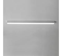 Plafonnier Noir pour Couloir, 1 lumière linéaire Blanche intégrée, Barre Lumineuse de Plafond à LED, Long plafonnier encastré pour Bureau, Maison, Salon, Salle à Manger, Chambre à Coucher, î