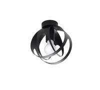 Plafonnier noir TULOS 1xE27 15W SL.1086 Sollux Lighting