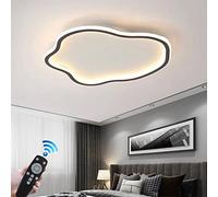 Plafonnier nuage LED à intensité variable moderne pour chambre d'enfants Design créatif en acrylique et en métal Télécommande Éclairage domestique élégant pour chambre à coucher et salon