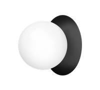 Plafonnier Nuura Liila 1, Grand , Noir/opale